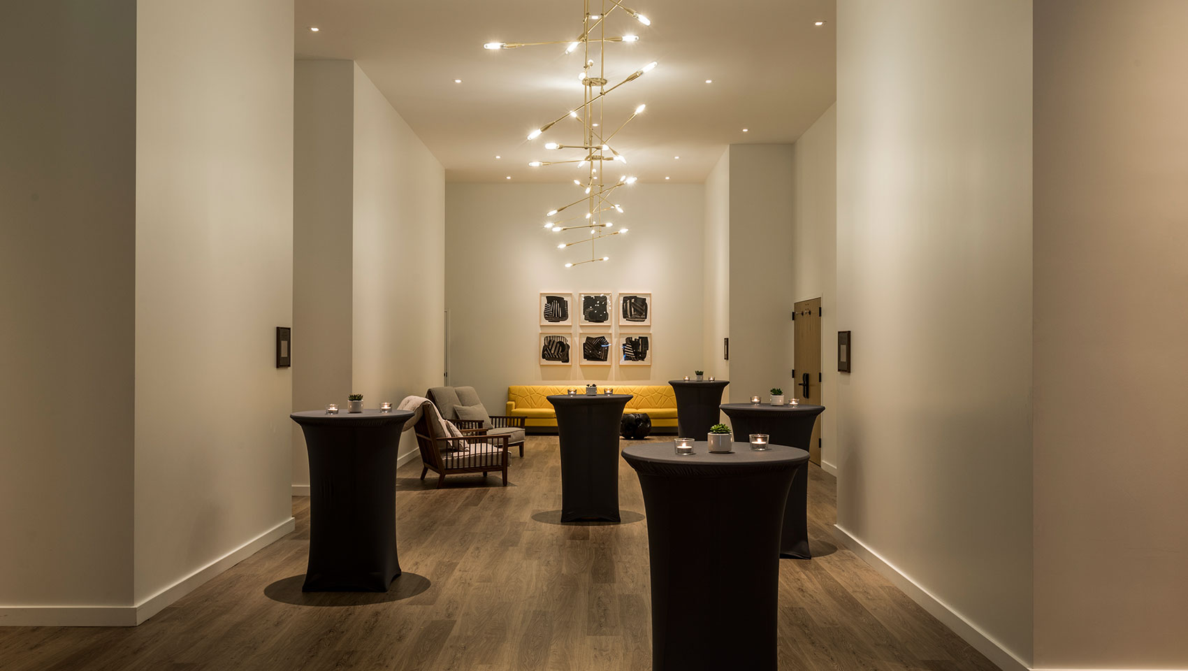 Pre-function event space at Kimpton Everly