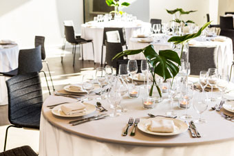 event table set up at everly