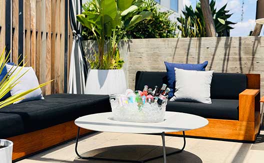 Encore Cabana at The Scene at Kimpton Everly Rooftop